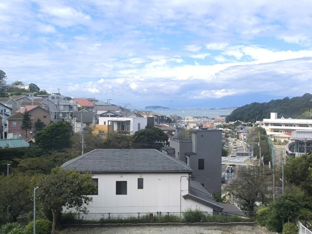海見え！更地　開放感　二方道路の展望|眺望良好