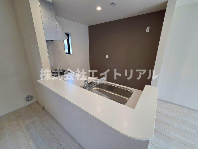 可児市大森台　新築戸建　全1棟のキッチン|1階