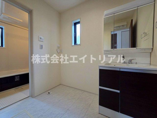 可児市大森台　新築戸建　全1棟の洗面所|1階