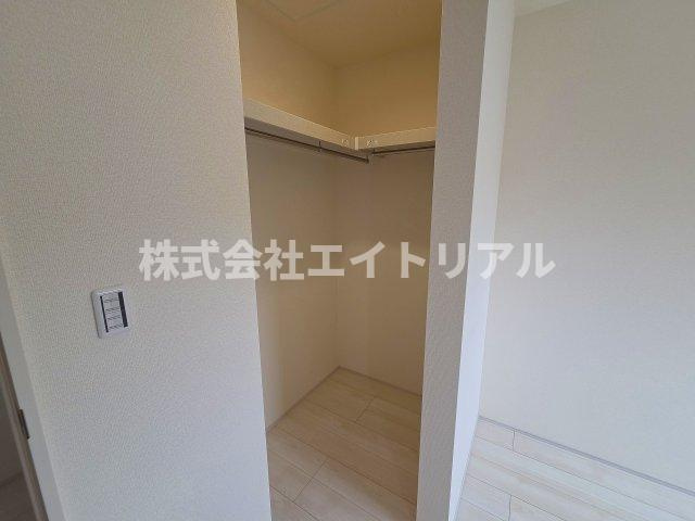 可児市大森台　新築戸建　全1棟の収納|2階　洋室5.4帖　中　ウォークインクローゼット
