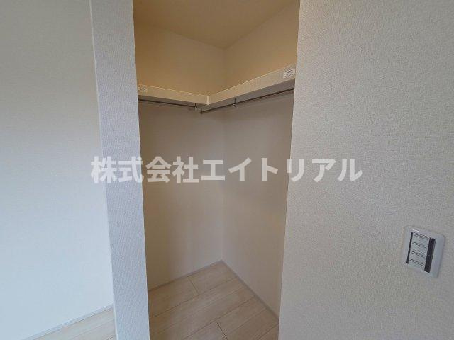 可児市大森台　新築戸建　全1棟の収納|2階　洋室5.4帖　西　ウォークインクローゼット