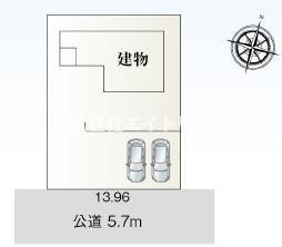 可児市大森台　新築戸建　全1棟の区画図