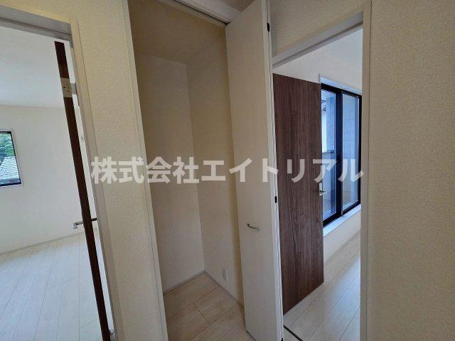 可児市大森台　新築戸建　全1棟の収納|2階　廊下収納