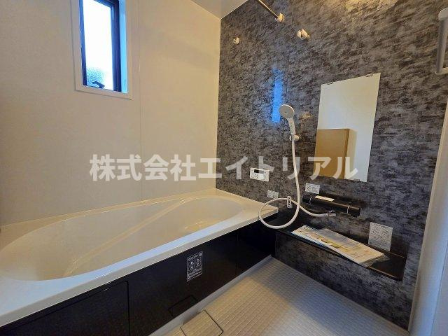 可児市大森台　新築戸建　全1棟の浴室|1階