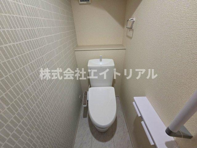 可児市大森台　新築戸建　全1棟のトイレ|1階