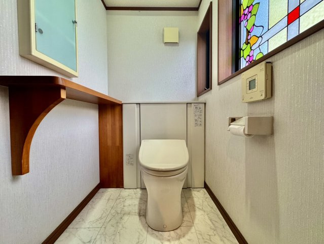 【７LLDDKK】柏市花野井中古戸建のトイレ