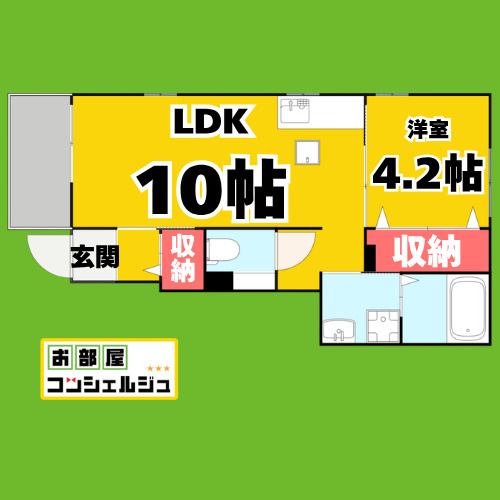 夢の森　Ａの間取り