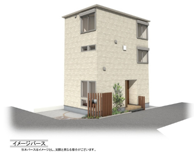【外観】 | 鶴ヶ島市藤金　戸建貸家 | 外観（イメージパース）