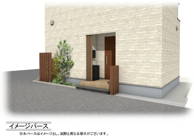 【その他】 | 鶴ヶ島市藤金　戸建貸家 | エントランス（イメージパース）