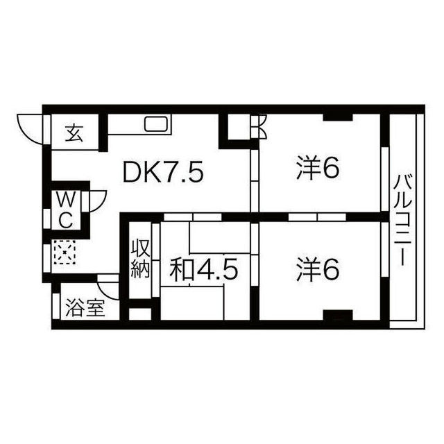 ソワンポルテの間取り