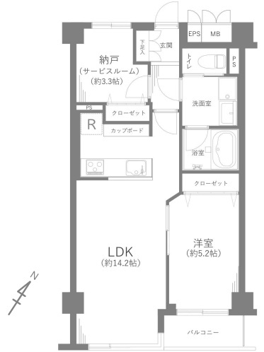 ランドステージ雑司が谷の間取り