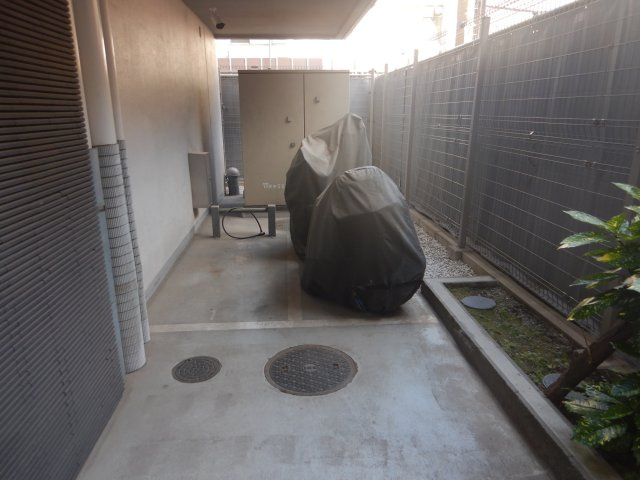 リビオレゾン大手町の駐輪場|バイク置場