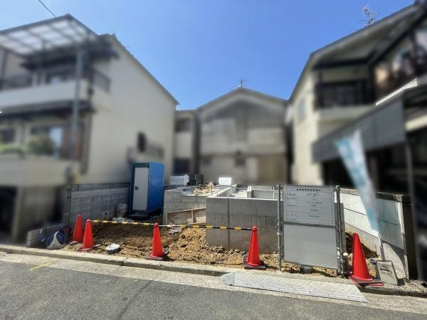 【前面道路含む現地写真】 | 向丘小学校約950ｍ、上野芝中学校約550ｍ!!
