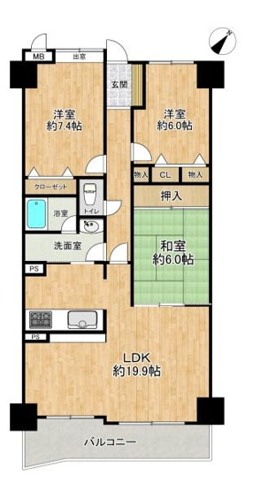 【間取り】 | ディオ・フェルティ学園都市