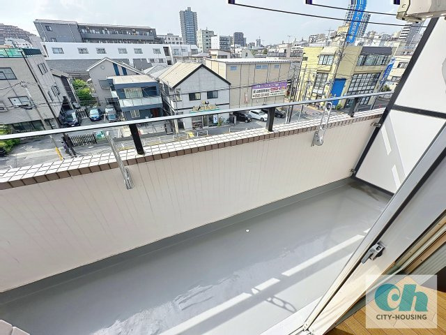今溝ビル 403号室のバルコニー