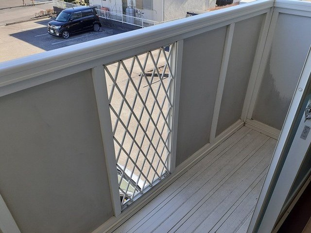 メゾンセレッソのバルコニー