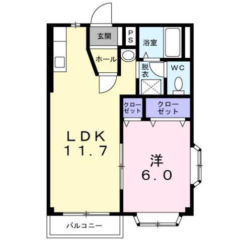 メゾンセレッソの間取り