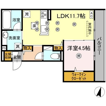 フィオーレの間取り