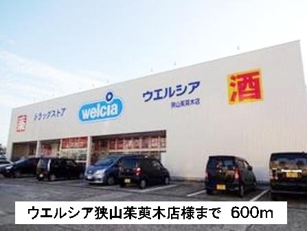 エレガント茱萸木の周辺|ウエルシア狭山茱萸木店様まで600m