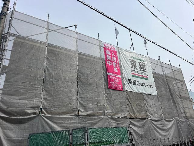 コーポエクセル１の外観|建築現場