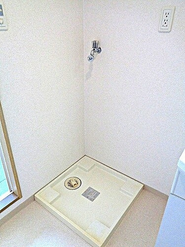 ライオンズマンション段原河畔公園のその他|室内洗濯機置場　※2021年5月撮影