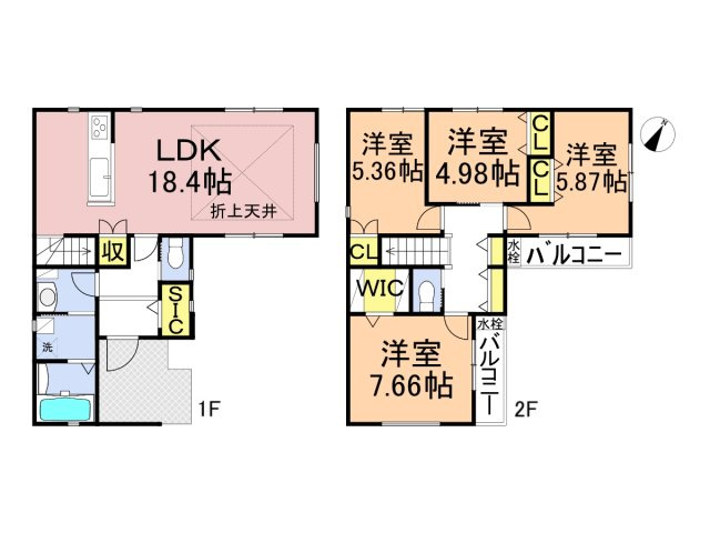 新築戸建　岐阜市桜通　全1区画分譲の区画図|■1号棟　■ヤマダ不動産　株式会社リライフ　
■夢のマイホーム購入をフルサポートします！