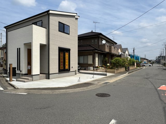 入間市野田新築戸建の前面道路含む現地写真|前面道路