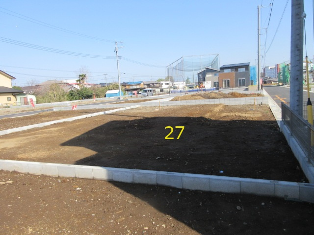 【仲介手数料無料】新築戸建　東松山市石橋1630-6（全31棟）の前面道路含む現地写真