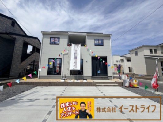 【新築戸建】　いわき市泉町滝尻第2　全8棟の外観|同社施工外観　只今、撮影中！周辺環境もあわせてご案内いたします！お気軽にご連絡ください！（担当：梶田）