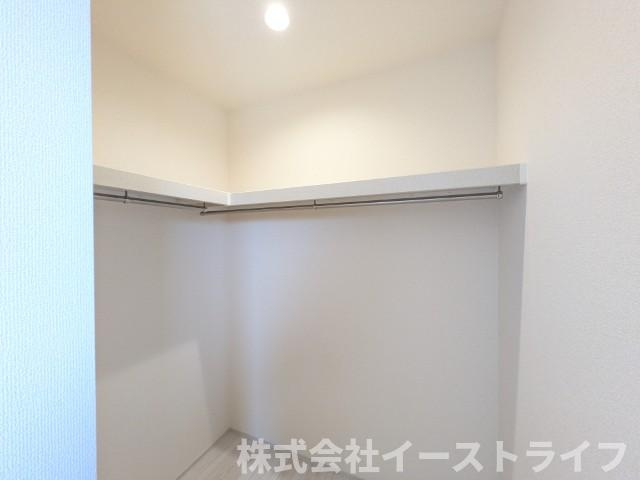 【新築戸建】　いわき市平塩第1　全2棟　長期優良住宅の収納|同社施工写真　各居室に収納が付いているので困りません