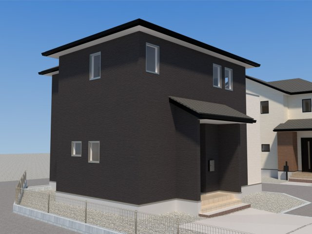 菊陽町大字原水4期の外観パース|4号棟