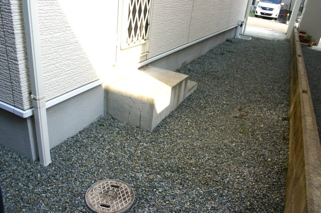 揖保郡太子町東保　中古戸建の庭