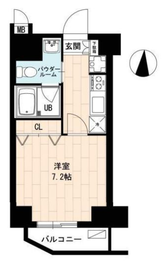 エースハイツ森下の間取り