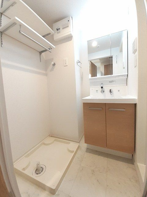 ジェイドの洗面所|忙しい朝には欠かせない洗面所です