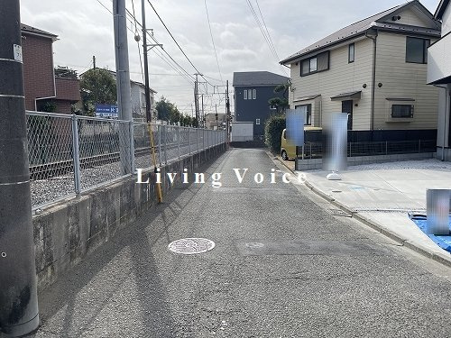 【仲介手数料０円】藤沢市片瀬6期　新築一戸建て　全2棟の前面道路含む現地写真|藤沢市片瀬6期　新築一戸建て　全2棟