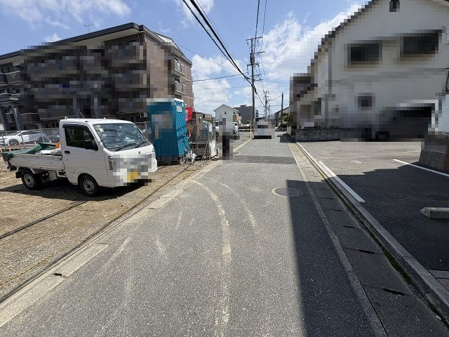 【その他】 | 福岡市東区八田1丁目第11　1号棟（全1棟）【仲介手数料無料・0円】 | 現地写真。前面道路です。