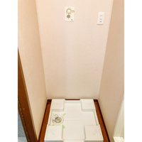 明るい洗面所です