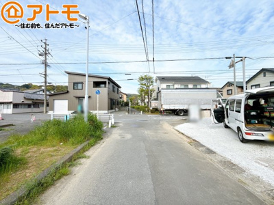 【前面道路含む現地写真】 | 清水区横砂中町4期　新築戸建　2号棟