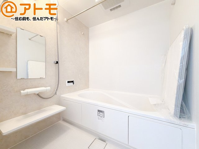 【浴室】 | 清水区横砂中町4期　新築戸建　1号棟 | 浴室乾燥などの機能も充実♪ユニットバスはお掃除もしやすく家事の手間も軽減！