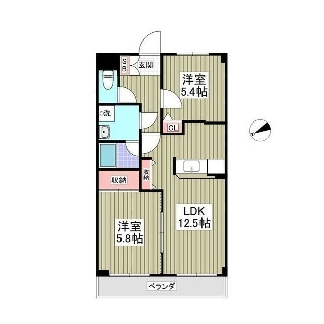 サニーエステートの間取り