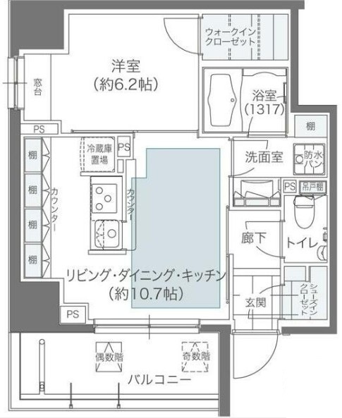 メゾンカルム本郷の間取り