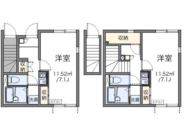 レオネクストＮの間取り