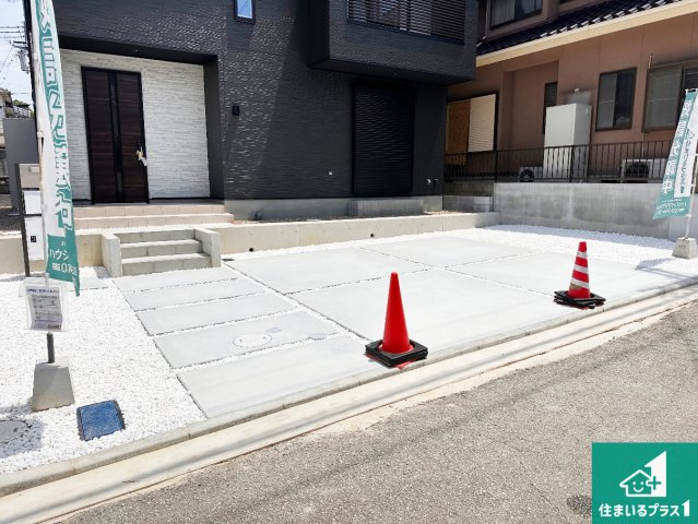 加古川市平岡町新在家　第1期　新築一戸建ての駐車場|駐車スペース！散水栓があるので、こまめに愛車を洗えます！