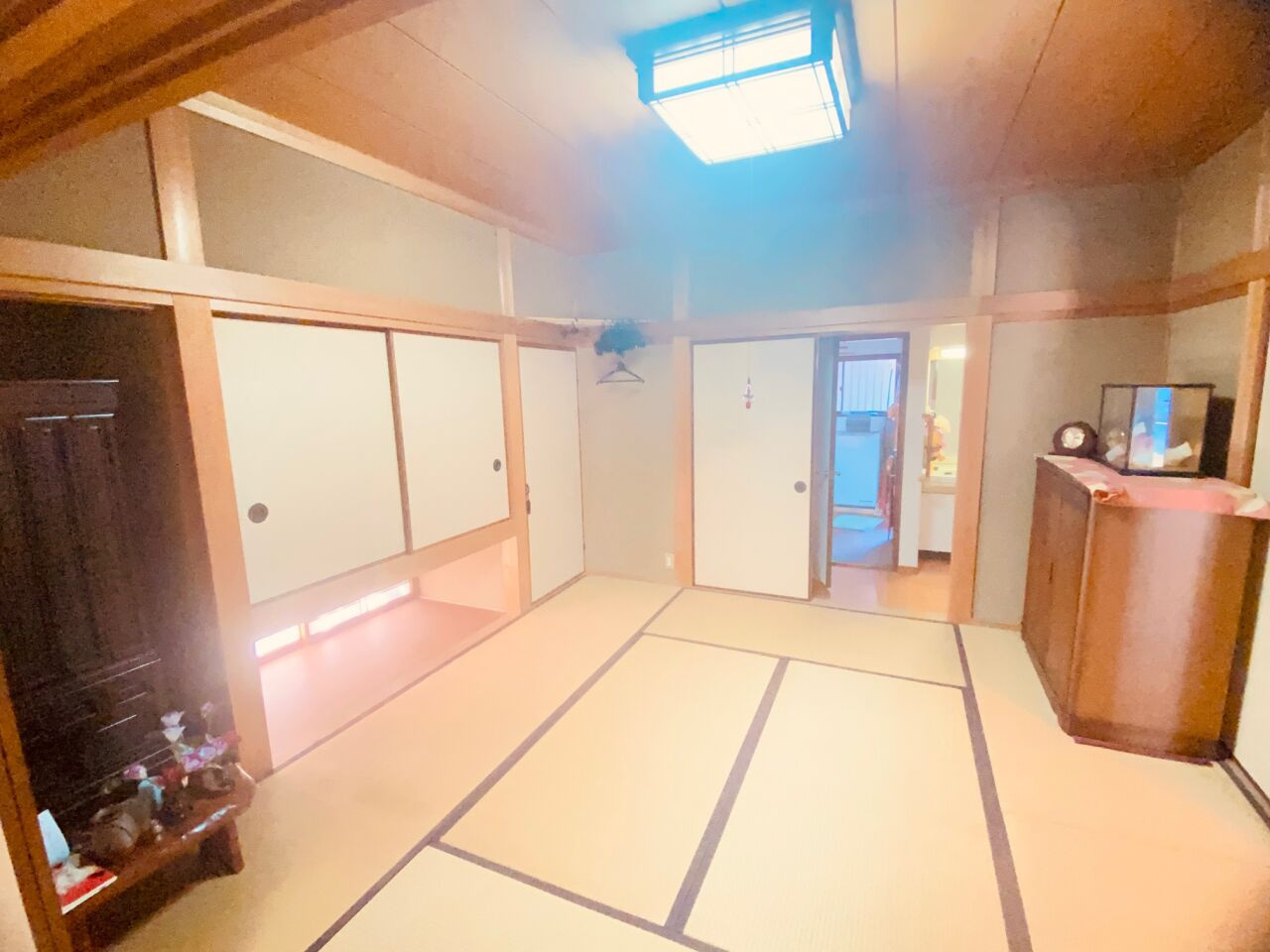 たつの市龍野町堂本　中古戸建の和室|畳の上でゆっくりとくつろげる和室です