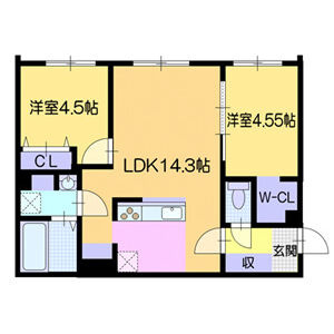 【間取り】 | 仮)アーバス南円山