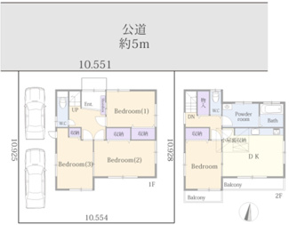 【間取り】 | 東大和市立野1丁目　中古戸建　【全1棟】