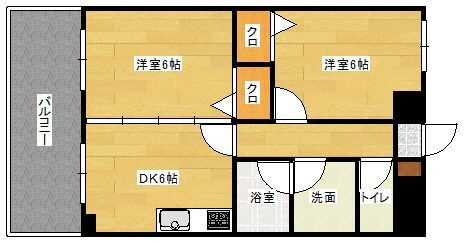 アーバンクルーザー六ツ門の間取り