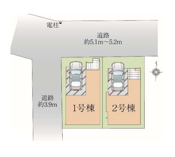 【区画図】 | 福岡市西区愛宕1丁目3期　2号棟（全2棟）【仲介手数料無料・0円】 | 区画図です。2号棟