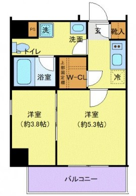 ディアレイシャス南砂町の間取り