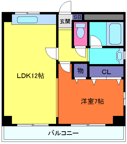 ワコーレ甲南の間取り